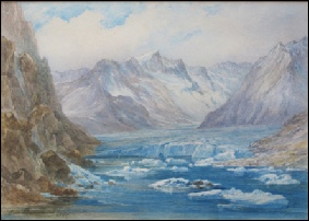 Märjelensee with the Grosser Aletschgletscher	