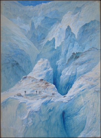 Elijah Walton Crevasses Mer de Glace