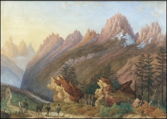 Mont Blanc Paintings and Chamonix for sale